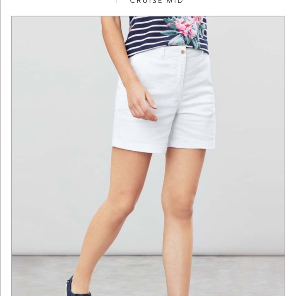 NWT JOULES WHITE SHORTS FOR WOMAN